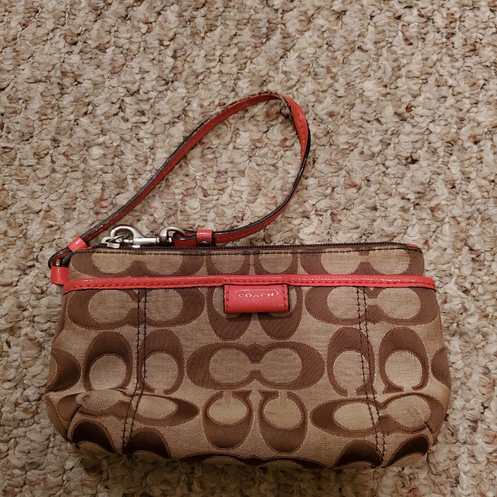 Coach clutch purse
